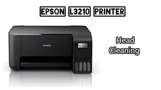 Epson L3210 Printer Print Head Cleaning Tutorial [upl. by Maren]