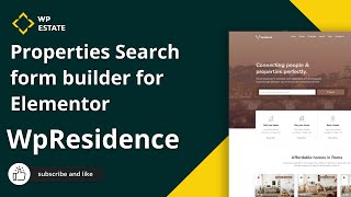 How to work with the Properties Search form builder for Elementor [upl. by Thebault]