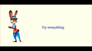 NightCore  Shakira try everything lyrics [upl. by Rabka]