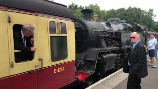 80136 arriving at Grosmont on the NYMR 2024 [upl. by Yobybab280]