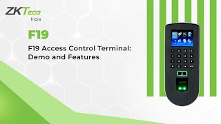 F19 Access Control Terminal Demo and Features [upl. by Sivar]