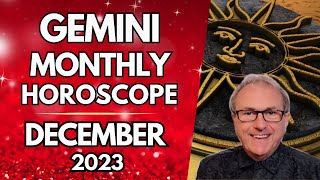 Gemini Horoscope December 2023 A Relationship Takes On Greater Meaning [upl. by Hardden]