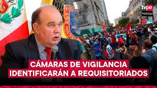 Alcalde López Aliaga cámaras de vigilancia identificarán a requisitoriados durante manifestaciones [upl. by Ruberta]