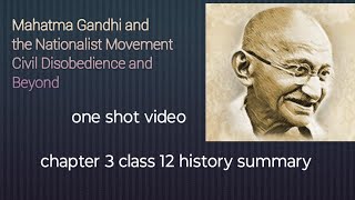 for 70th BPSC Mahatma Gandhi and the Nationalist Movement Civil Disobedience and Beyond [upl. by Sone396]