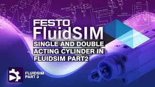 How Single and Double Acting Cylinder WorkPart 2  Introduction to FluidSIM  Tutorial 3 [upl. by Ennovoj86]