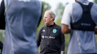 Interview Brian Schmetzer on preparing for LAFC [upl. by Nylevol]