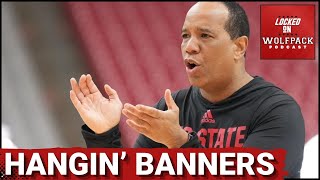 NC State Basketball Hangs Banners ACC Championship amp Final Four  NC State Podcast [upl. by Carlos]