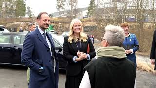 Crown Princess MetteMarit of Norway visits Mortensrud [upl. by Annawd]