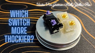 Vertex v1 vs Gateron Milky Yellow Pro Stock  Sound Comparison [upl. by Obara522]