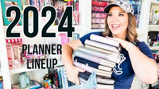 2024 PLANNER LINEUP ✨📖 Sterling Ink Stalogy Erin Condren Makselife HB90 Happy Planner [upl. by Dressel]