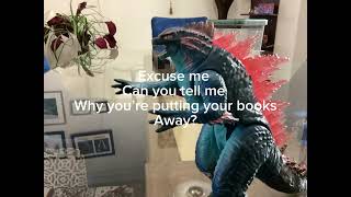 Evolved Godzilla teaches gigan SHIMOBaryonyx and Spinosaurus  stop motion  memes [upl. by Tommi898]