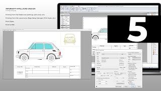 INTERsoftINTELLICAD 2023 EN  PART 5  Printing a drawing [upl. by Sly]