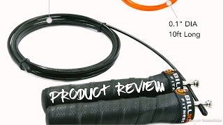 5BILLION Speed Jump Rope  Natural Handle  Adjustable with Ball Bearings  Product Review [upl. by Kcirddehs729]