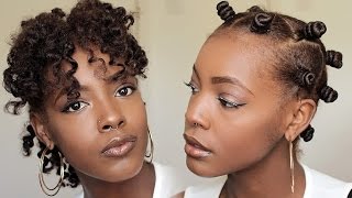 How To Perfect Bantu Knot Out On Natural Hair w Take Down  Styling [upl. by Inessa]