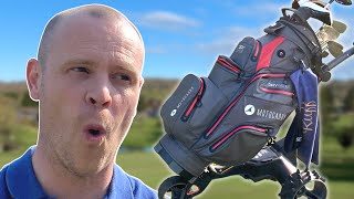 How Waterproof Is It Really Motocaddy Dry Series cart bag 2022 TESTED [upl. by Setsero]