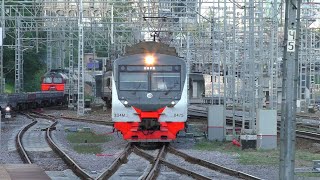 Электропоезда ЭД4М0475 ЦППК ЭД4М0464 ЦППК [upl. by Ahsha]