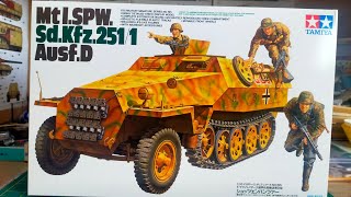 tamiya 135 sdkfz 2511 half track [upl. by Ardolino74]