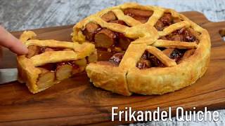 Frikandel quiche uit de Airfryer [upl. by Anirtruc29]