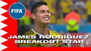 James Rodriguez  2014 World Cup Breakout Star [upl. by Einnhoj]