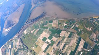 Paracentrum Texel NL  SkydiveOnline Texel van boven [upl. by Dor879]