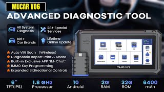 MUCAR VO6 OBD2 Scanner Review  The Ultimate Car Diagnostic Tool [upl. by Kalmick962]