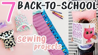 7 BacktoSchool Sewing Projects  Sewing Compilation Video [upl. by Ines104]