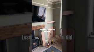 🎯 Laser Level TRICK joinery joiner laserlevel level tips construction builder help home [upl. by Ekal573]