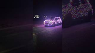 I wrapped 2600 Christmas lights on my car Merry Christmas 🎄⛄️ [upl. by Halullat]