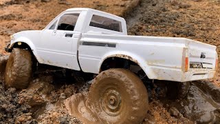 EXTREME OFFROAD CONQUER  WPL C24  RC Hilux Truck [upl. by Crandell]