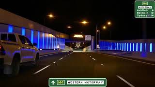 M4 East Tunnel Westconnex Olympic Park to Haberfield  Drive Cam [upl. by Clemente]