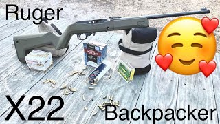 Unboxing Initial Shots and Thoughts of the Ruger 1022 Takedown Backpacker [upl. by Daisie]