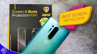 Best Screen Protection for Curved Display Mobiles  Oneplus 8  8 Pro [upl. by Okimik]