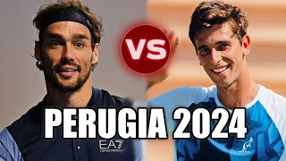 Matteo Gigante vs Fabio Fognini PERUGIA 2024 [upl. by Naltiak]