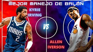 Quien tiene mejor manejo de balon Kyrie Irving o Allen Iverson nba kyrie iverson basketball [upl. by Howenstein]