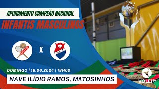 Leixões SC x Esmoriz GC  Fase Final Infantis Masculino 2024  Apuramento de Campeão [upl. by Trellas]