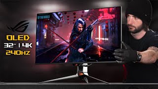 THIS is on Another Level  ASUS ROG Swift PG32UCDM  32quot 4K OLED 240Hz Gaming Monitor [upl. by Luapnoj]