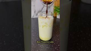 Best Iced Pistachio Latte coffee food shorts youtubeshorts [upl. by Krakow]