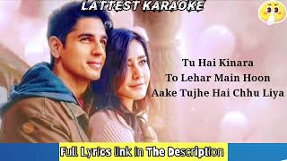 Tere Sang Ishq Hua song Karaoke with LYRICS Yodha  Arijit Singh amp Neeti Mohan Siddharth amp Raashi [upl. by Glennie]