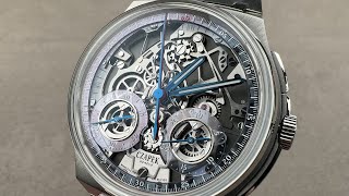 Czapek amp Cie Antarctique Chronograph Rattrapante Ice Blue ANT RAT ICE BLUE Luxury Watch Review [upl. by Blanc]