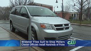 Widener University Suing Chester Over Plans To Put 1200 Parking Meters On Campus [upl. by Akemrehs]