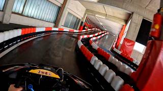 One Lap Challenge Indoor Kartbahn Rosental  Austria Indoor Karting Track [upl. by Eeldarb187]