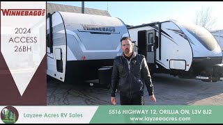 2024 Winnebago Access 26BH Shoe Shine Solilique  Layzee Acres RV Sales [upl. by Ieso723]