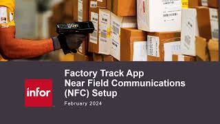 Factory Track App NFC Setup [upl. by Arded]