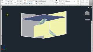 AutoCAD Architecture 2011  Interference Conditions  Stairs and Slabs [upl. by Petigny]