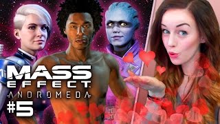 🚀MASS EFFECT ANDROMEDA GAMEPLAY WALKTHROUGH PART 5 ☄ FLIRTING WITH EVERYONE 💁😂 [upl. by Inglis]