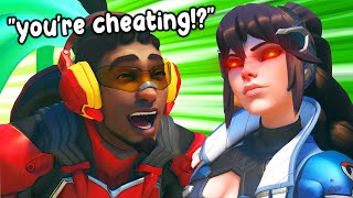 I played Against the WORST Cheater in Overwatch 2 [upl. by Ahsennek]