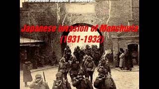 Japanese invasion of Manchuria 19311932Every Week [upl. by Nuahsyar]