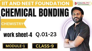 19Mains model  work sheet4  Q0123  Chemical bonding Module1 [upl. by Margarette]