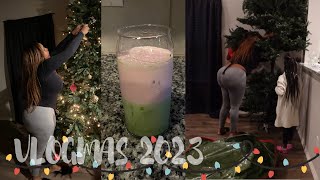 VLOGMAS 2023  The “STRUGGLE” Christmas Tree  Strawberry Matcha  Best Dress Pants  Shenna Lagail [upl. by Wehrle]