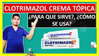 💊 CLOTRIMAZOL CREMA PARA QUE SIRVE  Así debes tratar el hongos [upl. by Firahs894]